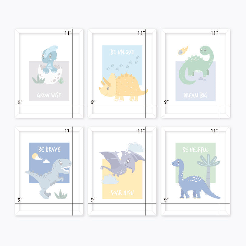 Dinosaur Gallery Wall