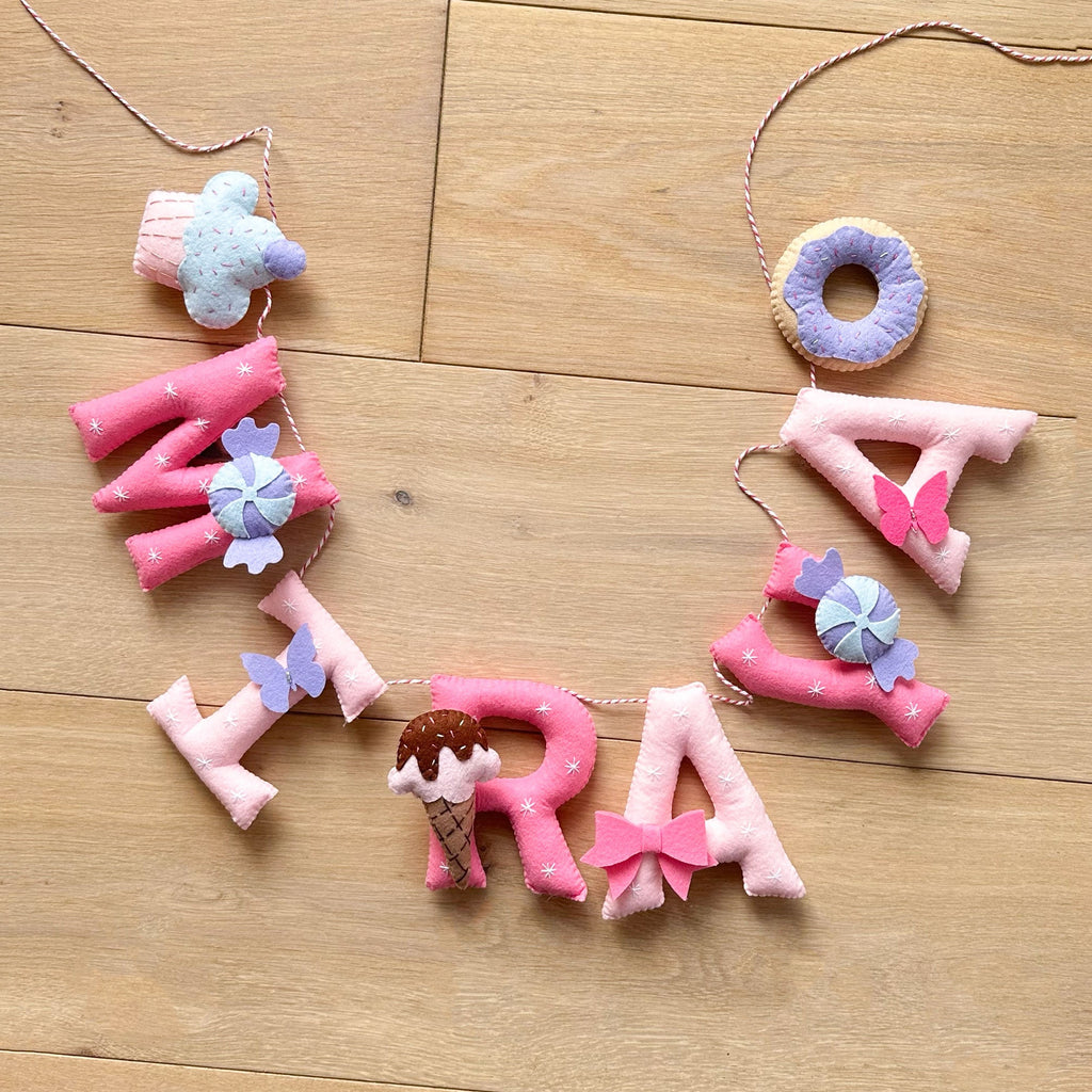 Candyland Name Hanging