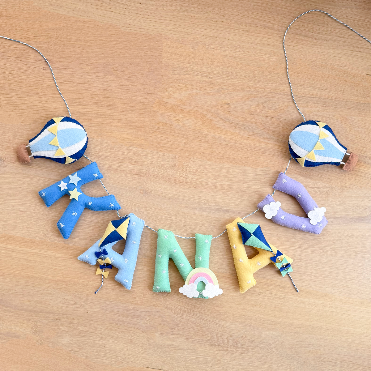 Balloon Name Hanging
