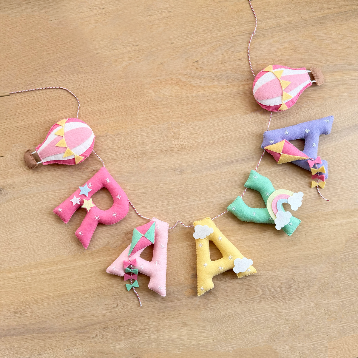 Balloon Name Hanging