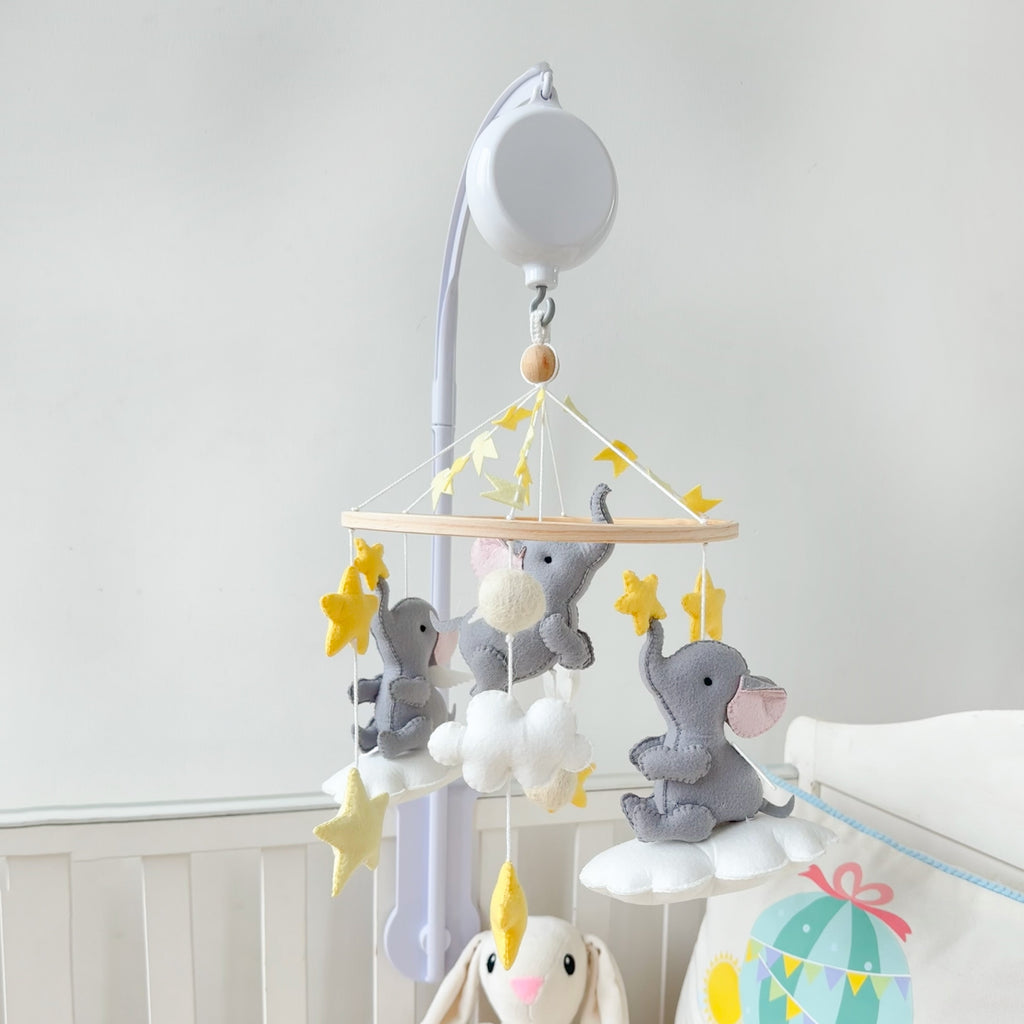 Elephant Cot Mobile