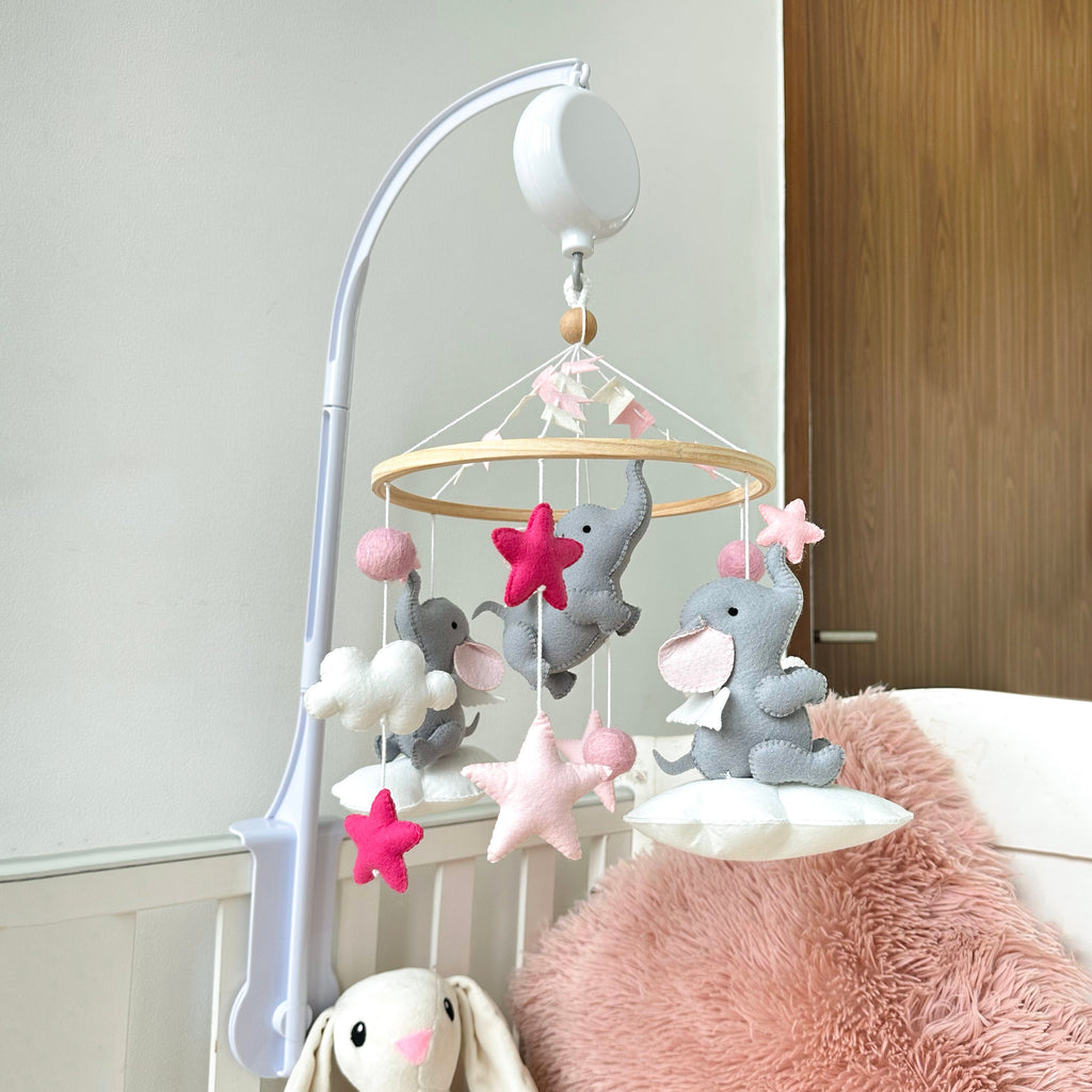 Elephant Cot Mobile