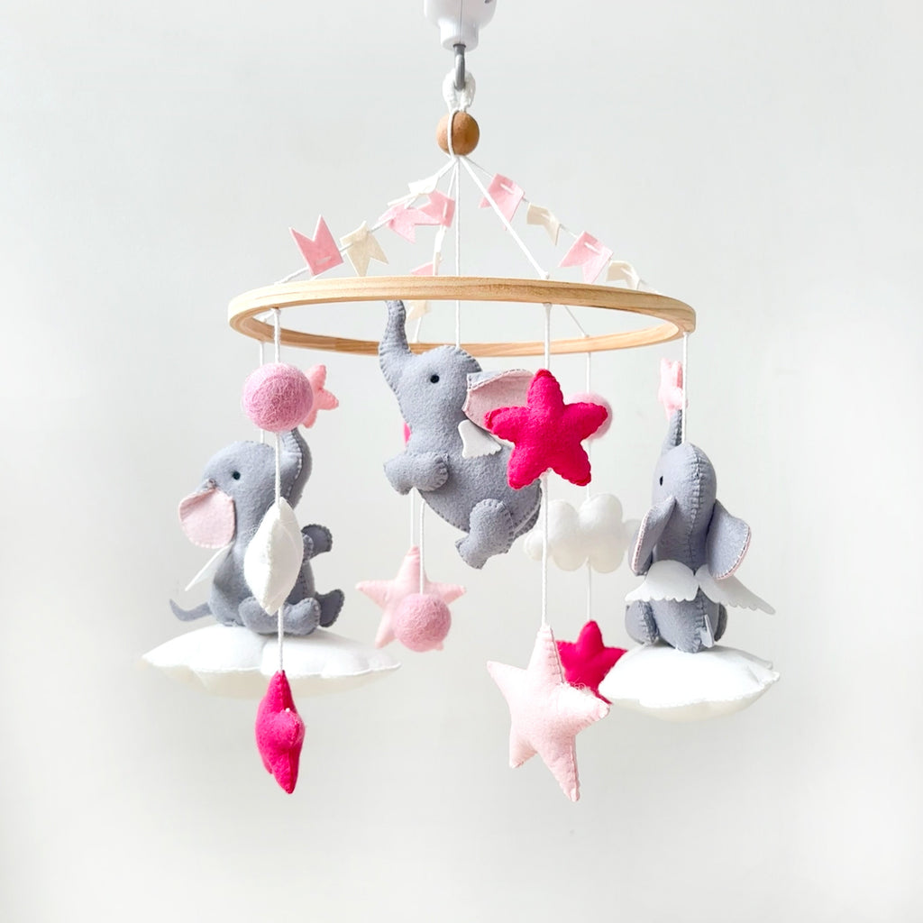Elephant Cot Mobile