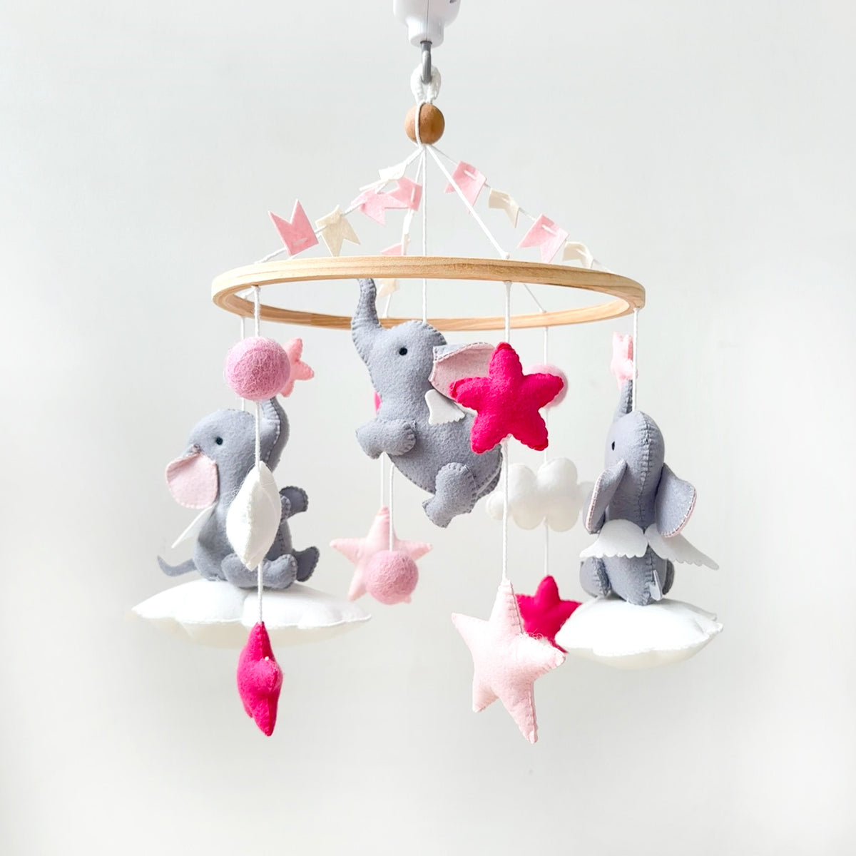 Elephant Cot Mobile