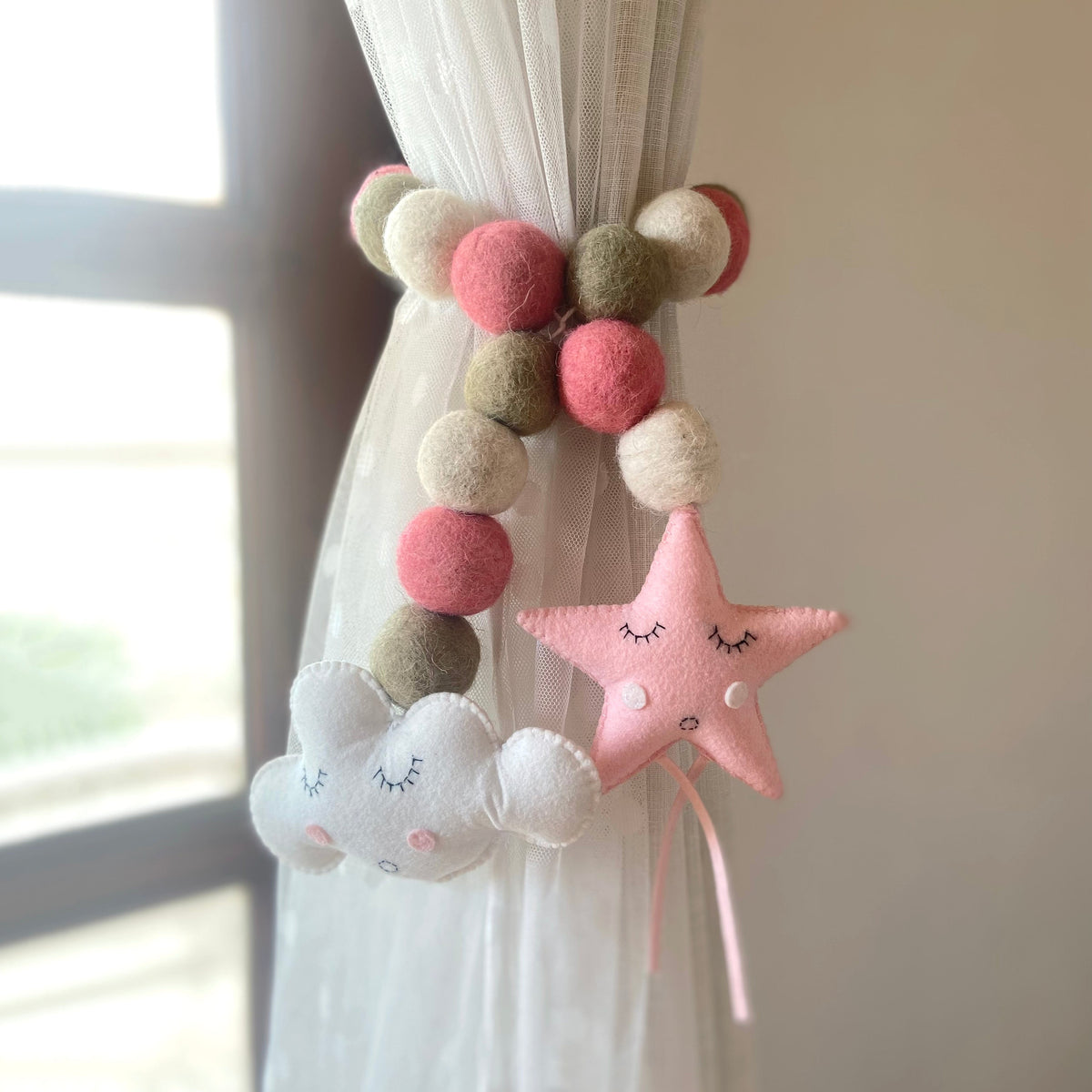 Cloud Curtain Ties