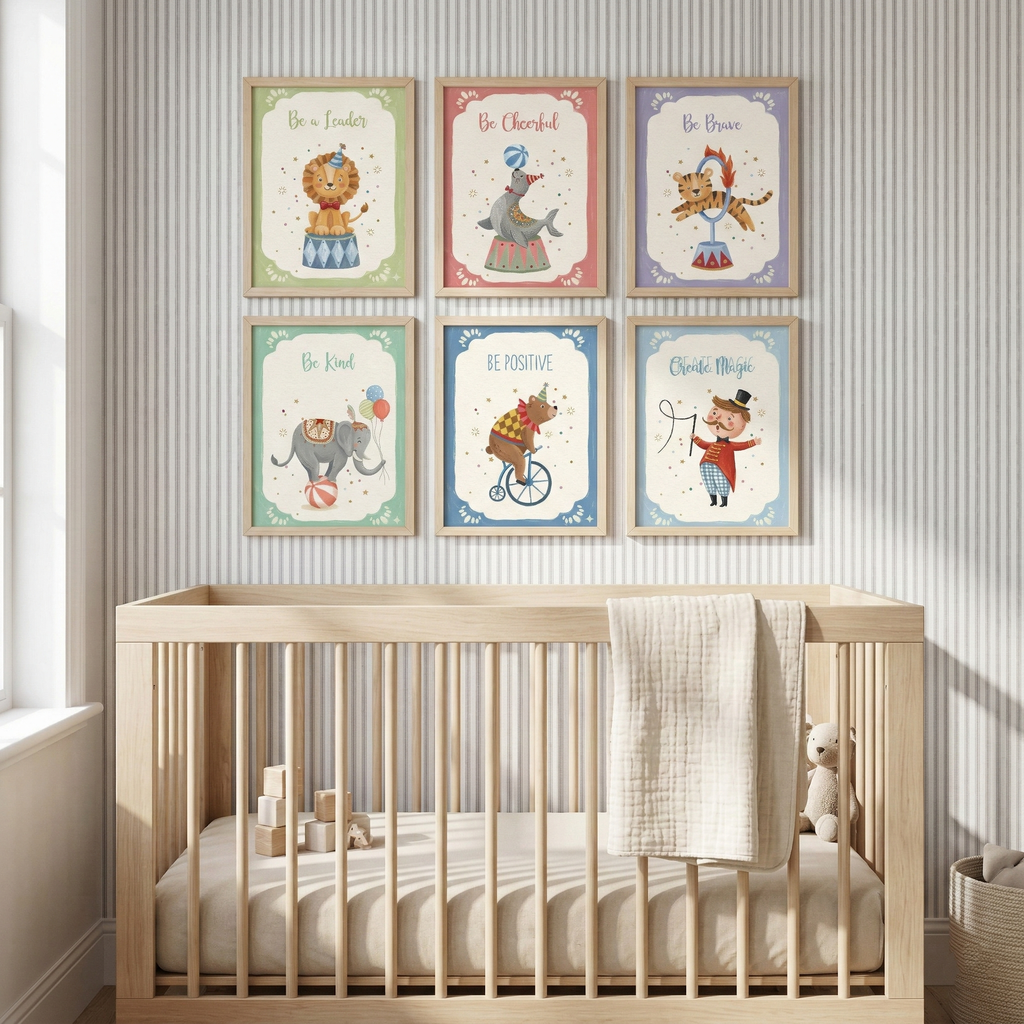 Circus Gallery Wall