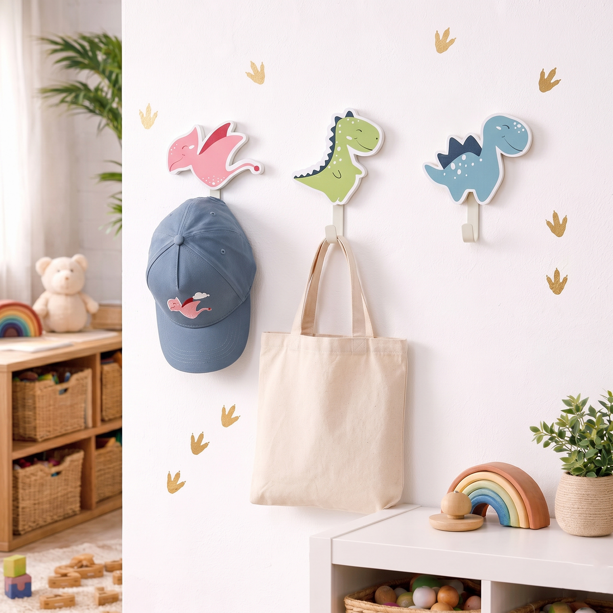Dinosaur Wall Hooks