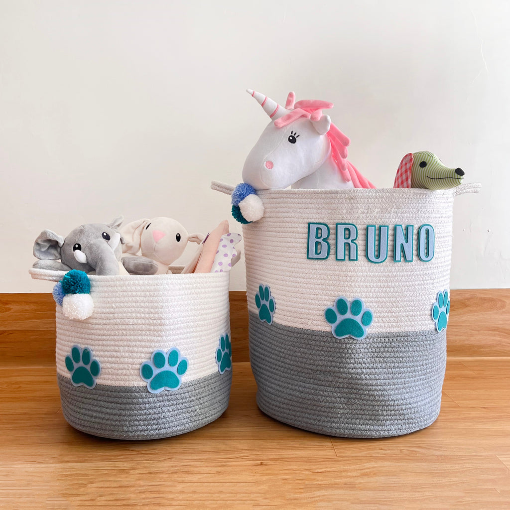 Grey Storage Basket