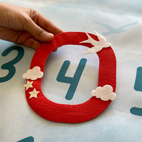 Balloon Milestone Blanket