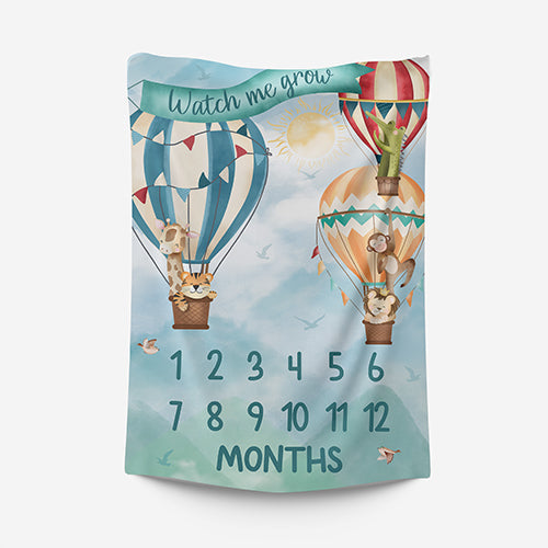 Balloon Milestone Blanket