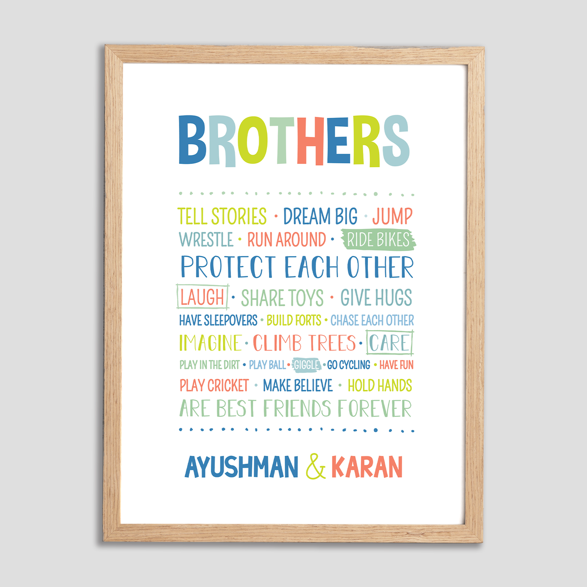 Brother Wall Art