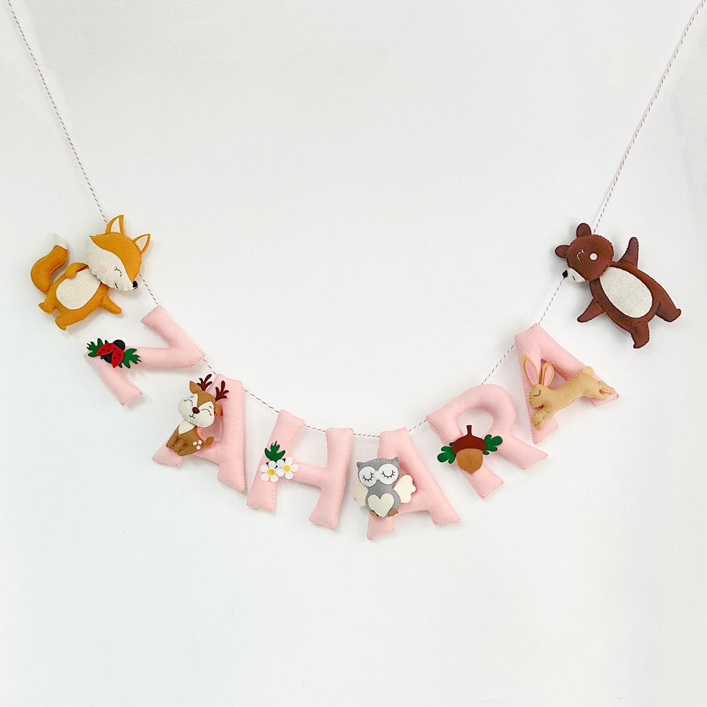 Woodland Name Hanging