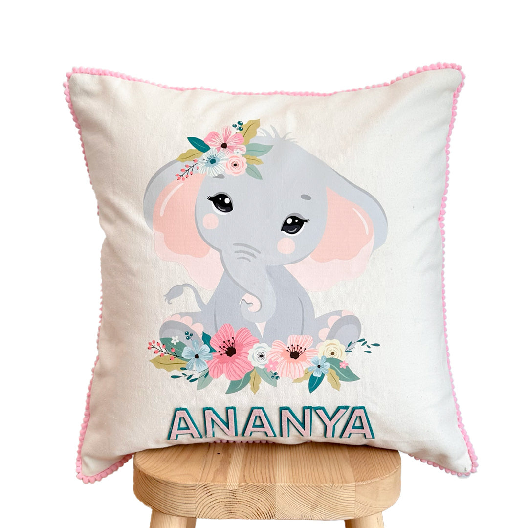 Elephant Nursery Cushion