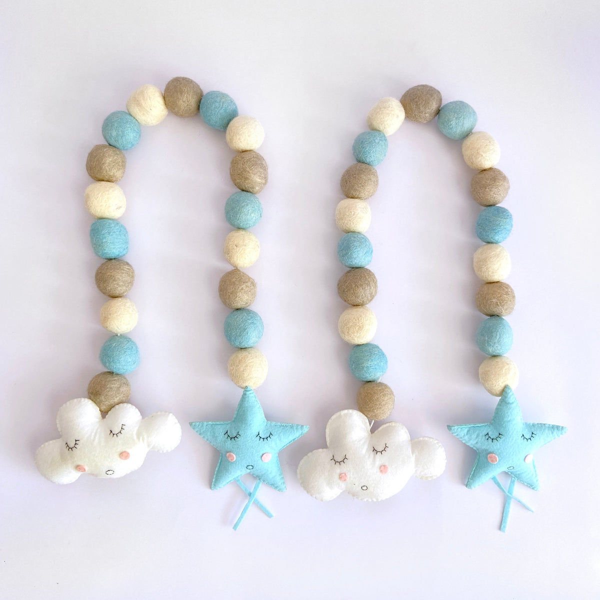 Cloud Curtain Ties