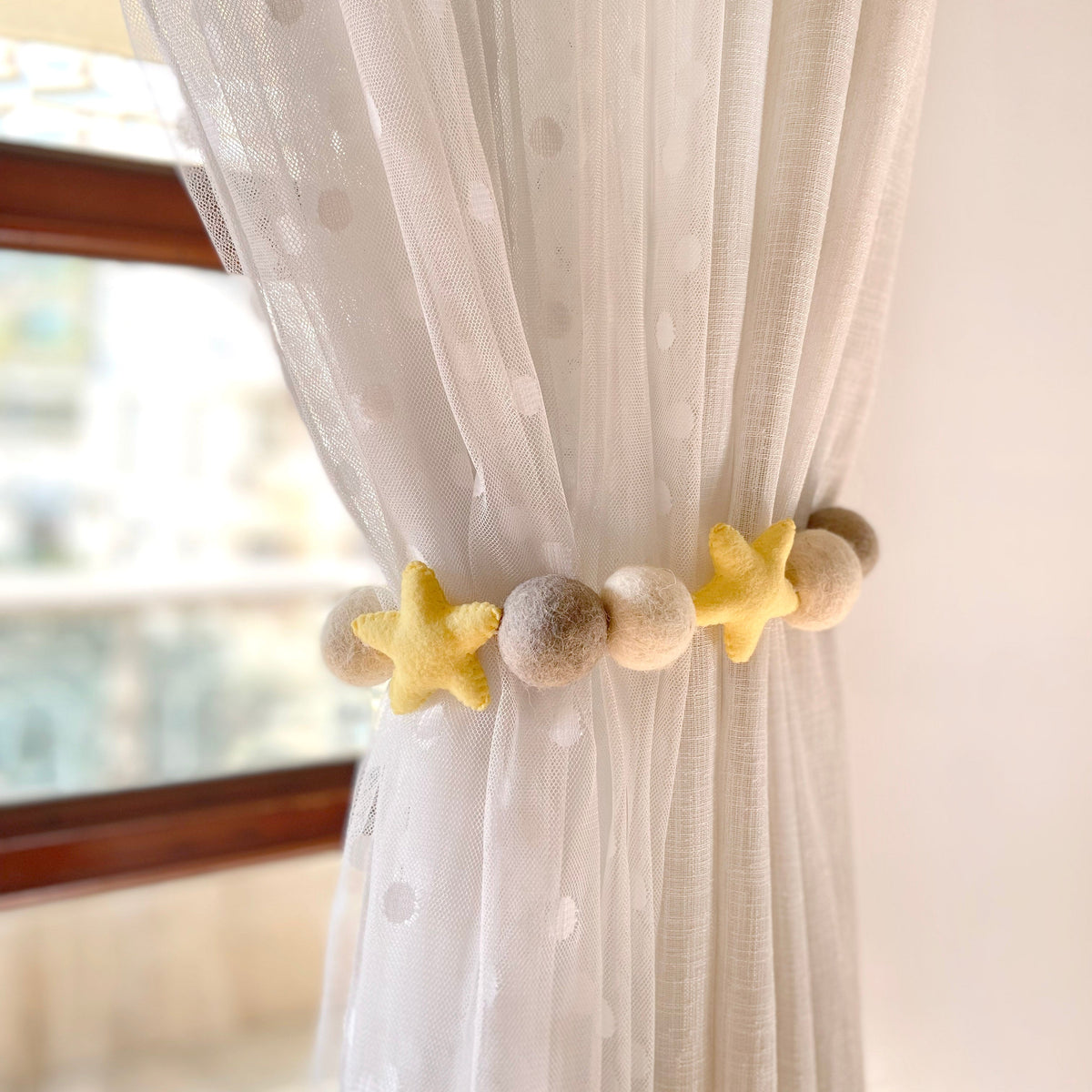 Star Curtain Ties