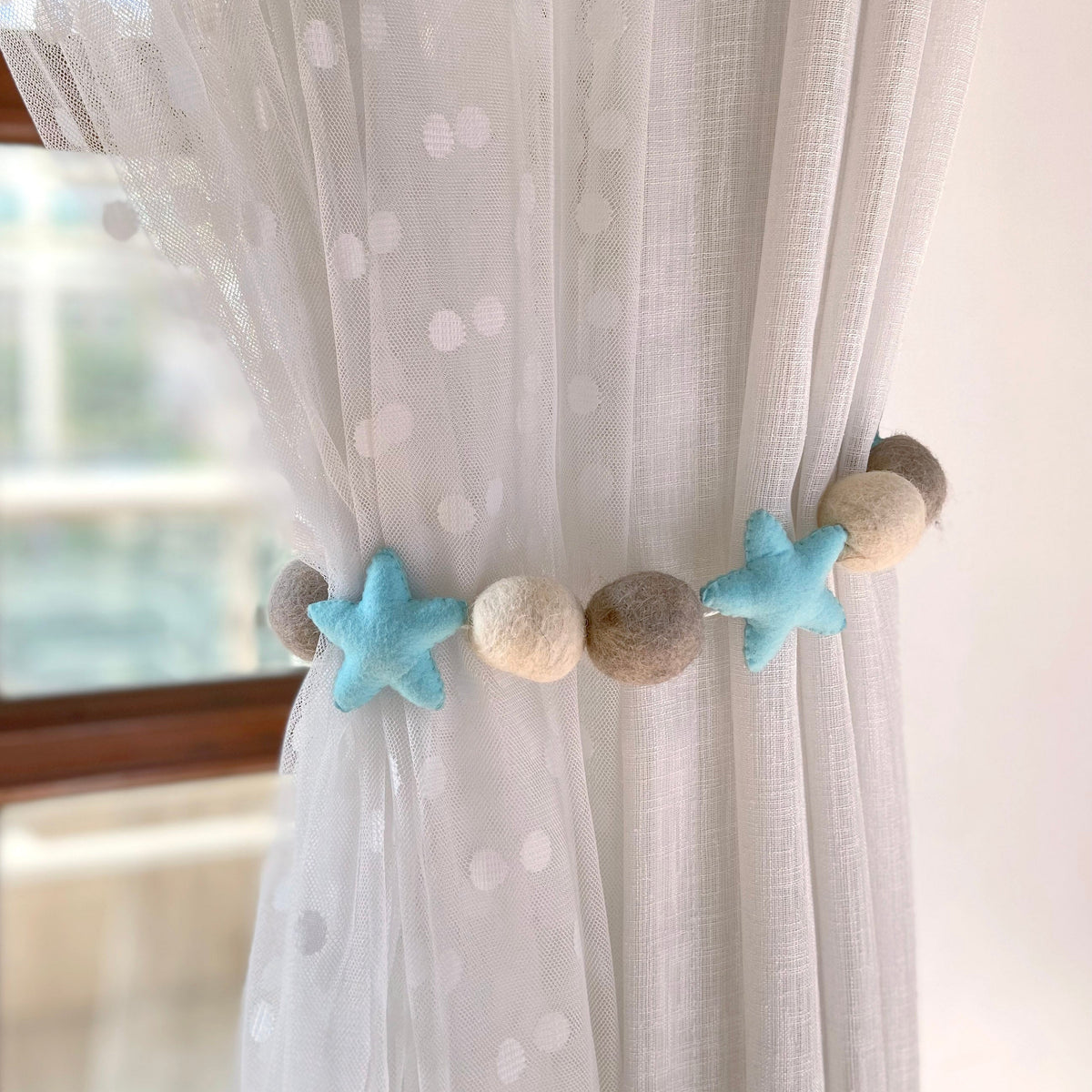 Star Curtain Ties