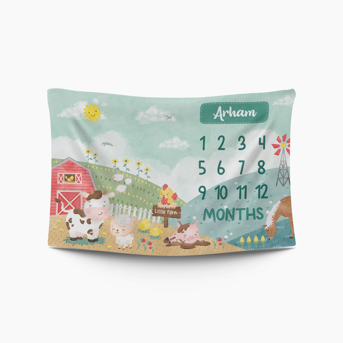 Farm Milestone Blanket