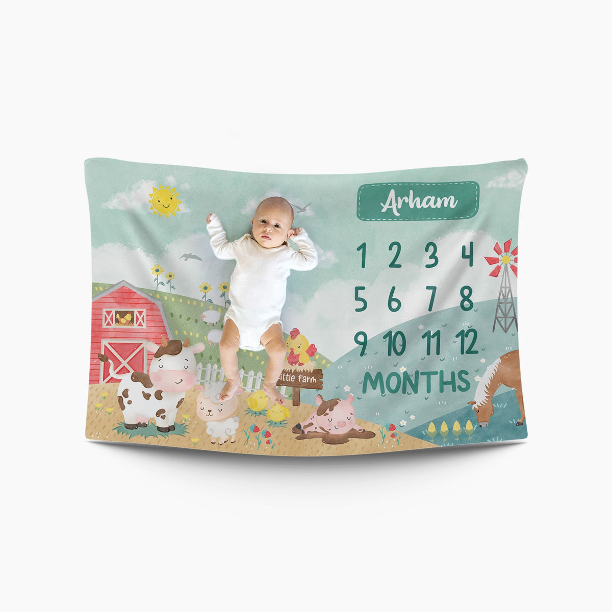 Farm Milestone Blanket