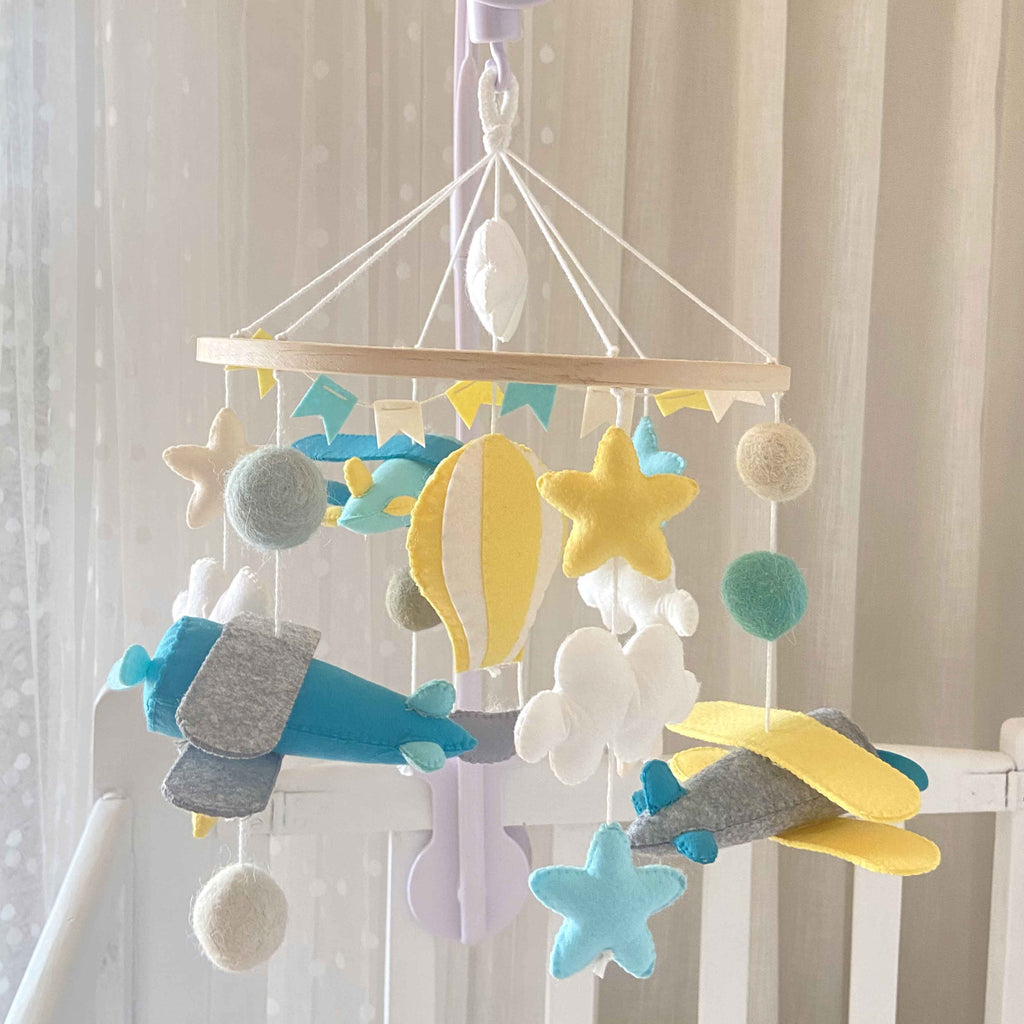Airplane Cot Mobile