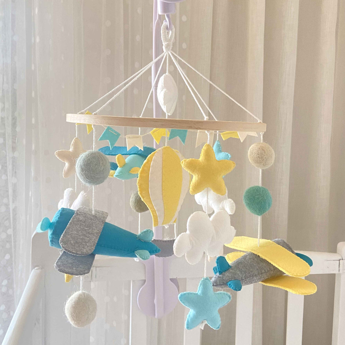 Airplane Cot Mobile