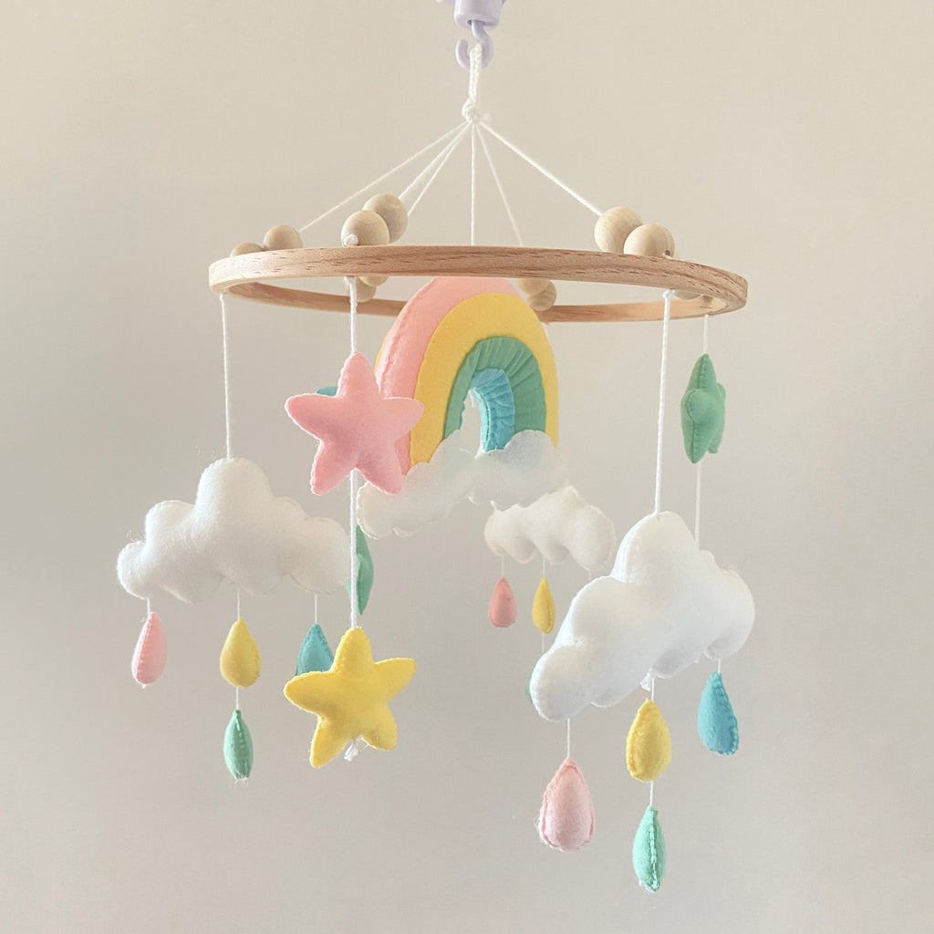Rainbow Cot Mobile