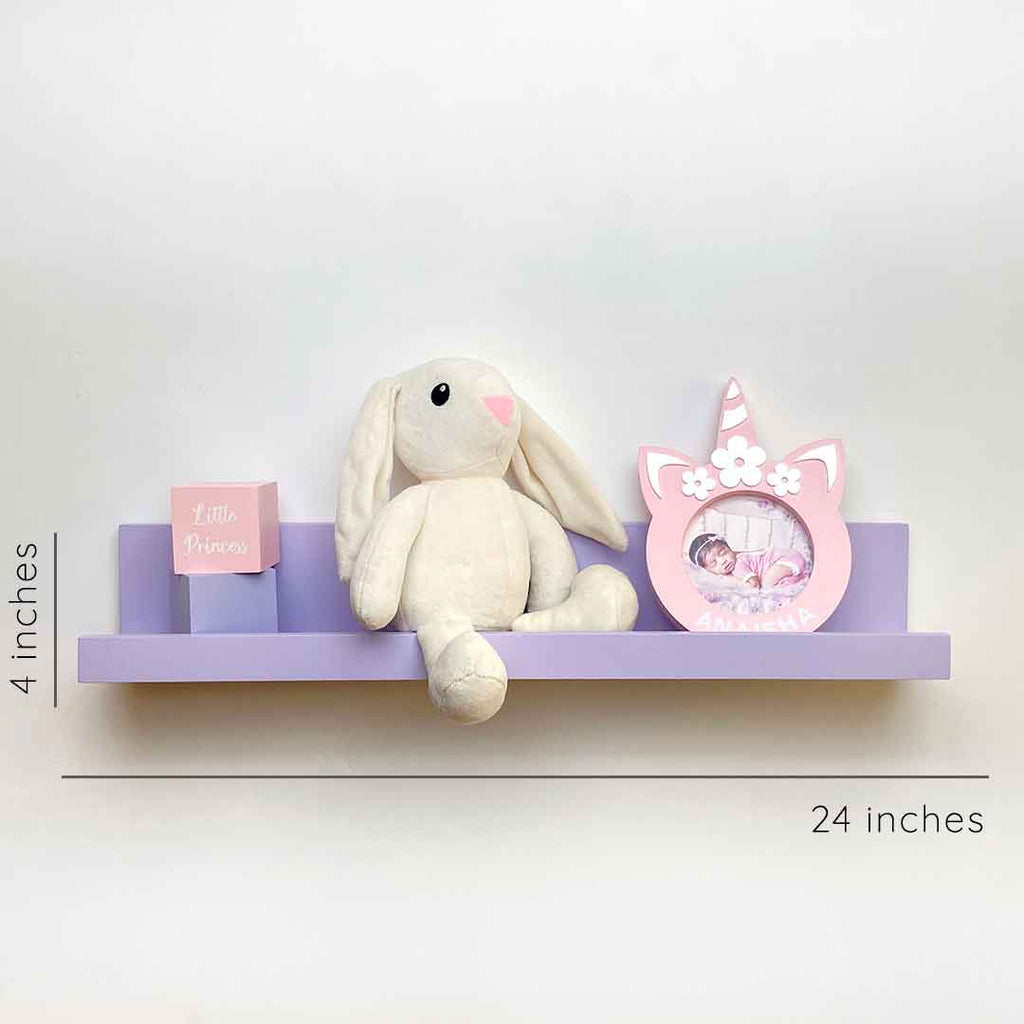 Lavender Floating Shelf