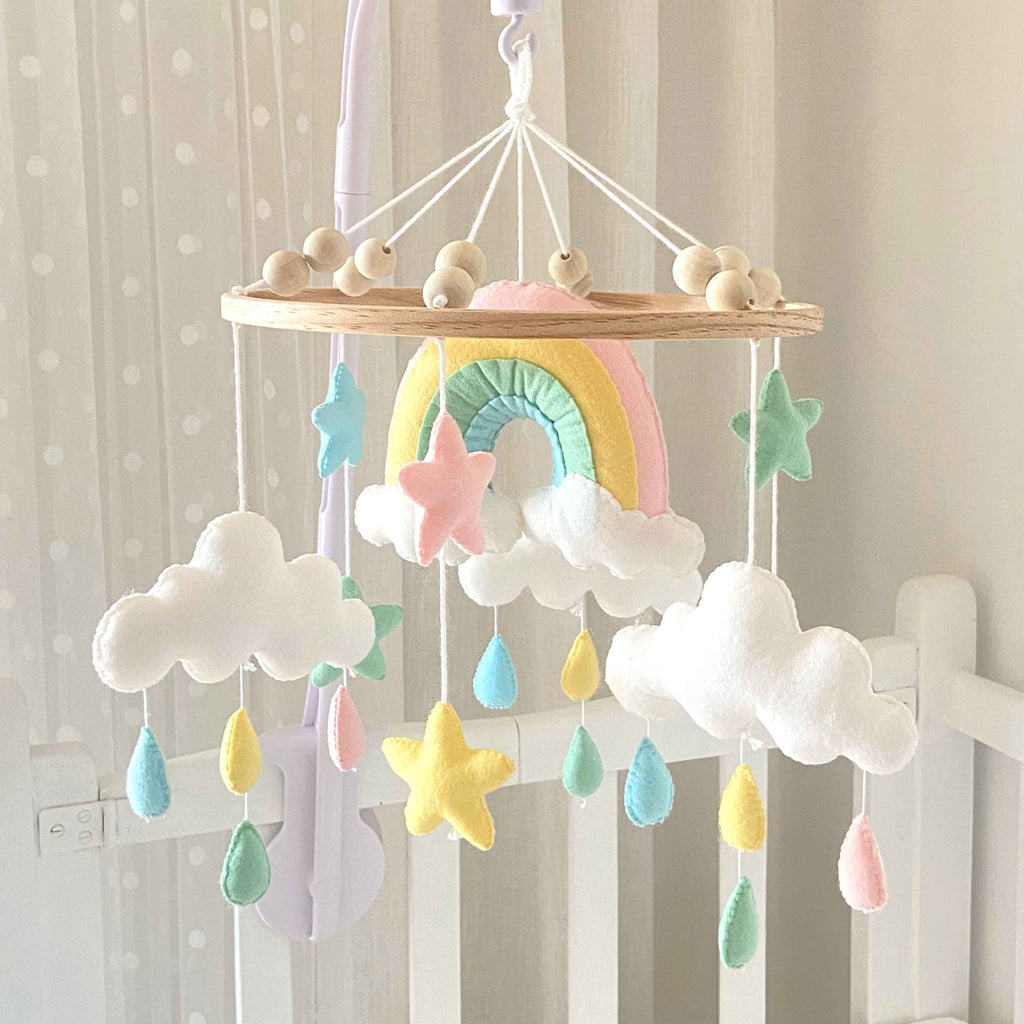 Rainbow Cot Mobile